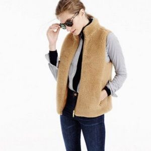 J. Crew Plush Fleece Excursion Vest